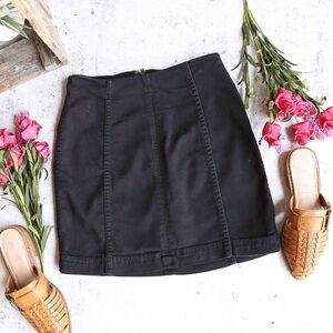 Free People Modern Femme Denim Skirt
